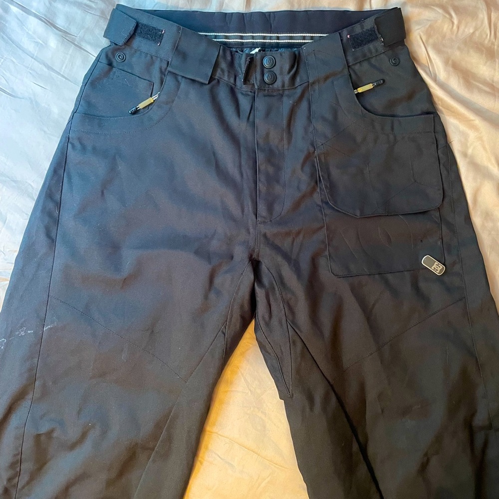 DC Black Ski Snow Snowboard Pants High Rise Medium